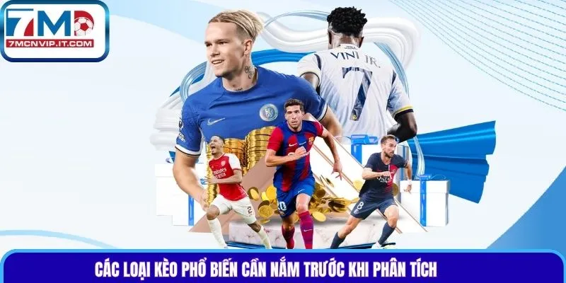 Các loại kèo phổ biến cần nắm trước khi phân tích